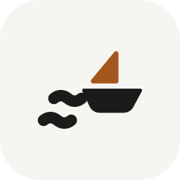 Boat and wake
